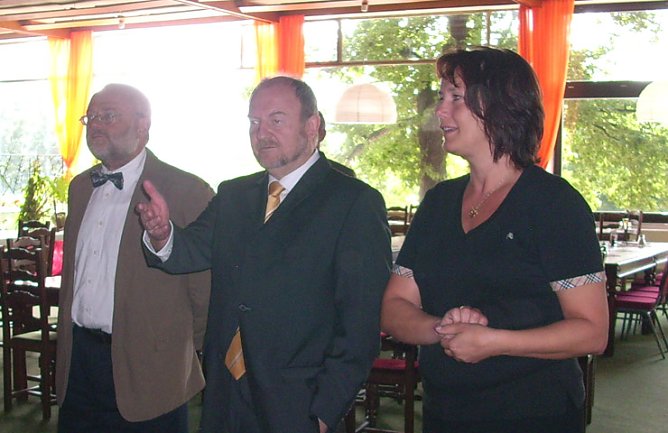 Manfred Scherer am Kyffh&auml;user (Foto: Karl-Heinz Herrmann)