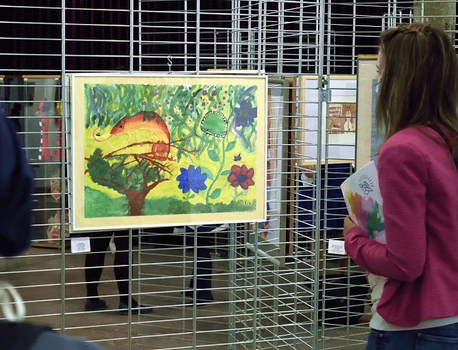 In der Ausstellung (Foto: Fred B&ouml;hme)