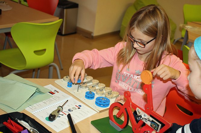 Mit modernster Technik an der GS Franzberg gearbeitet (Foto: Karl-Heinz Herrmann)