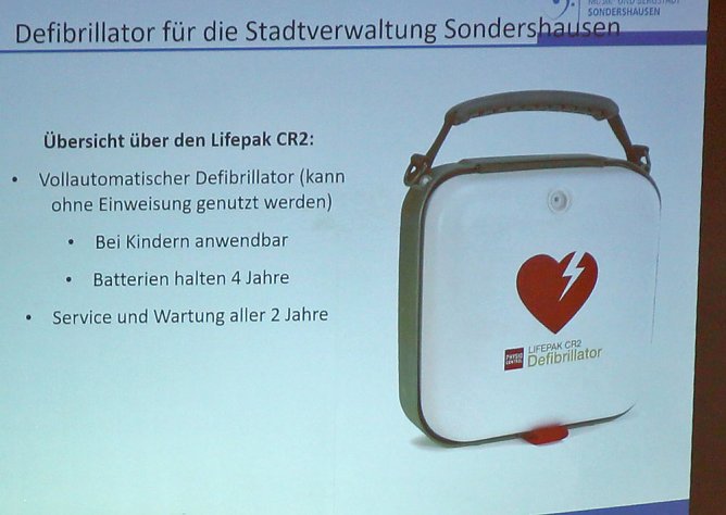 Defibrillator (Foto: Karl-Heinz Herrmann / Stadt Sondershausen)