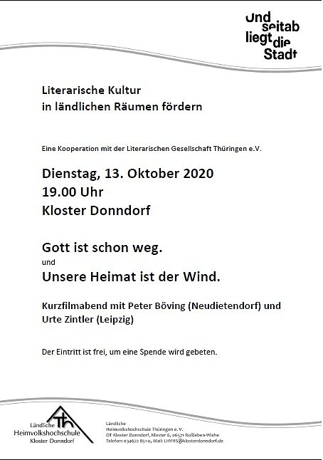 Literarische Kultur in l&auml;ndlichen R&auml;umen f&ouml;rdern (Foto: Kloster Donndorf)