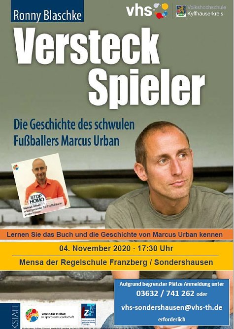 Lesung mit Marcus Urban (Foto: Landratsamt Kyffh&auml;userkreis)