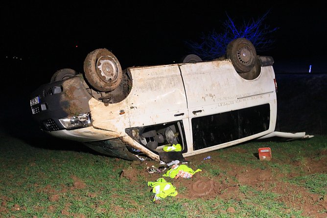 Unfall im Kreisgebiet Nordhausen (Foto: S.Dietzel)