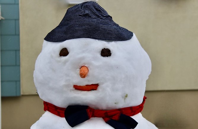 Oskar der Schneemensch (Foto: Eva Maria Wiegand) Oskar der Schneemensch (Foto: Eva Maria Wiegand)