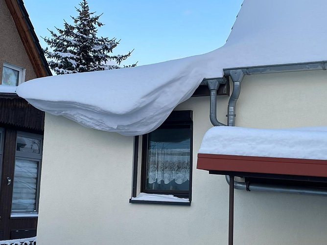 Immerhin schneit es nicht mehr... (Foto: privat) Immerhin schneit es nicht mehr... (Foto: privat)