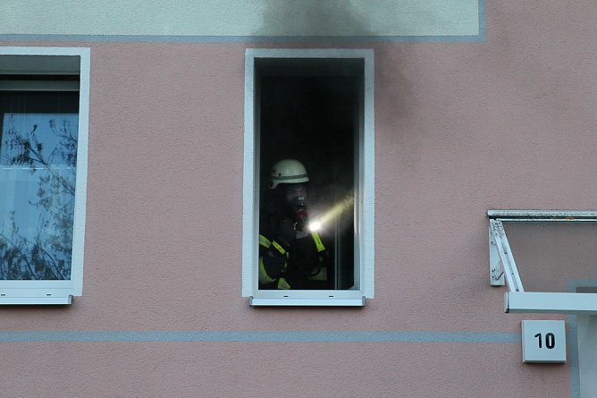 K&uuml;chenbrand in Sondershausen (Foto: Silvio Dietzel)