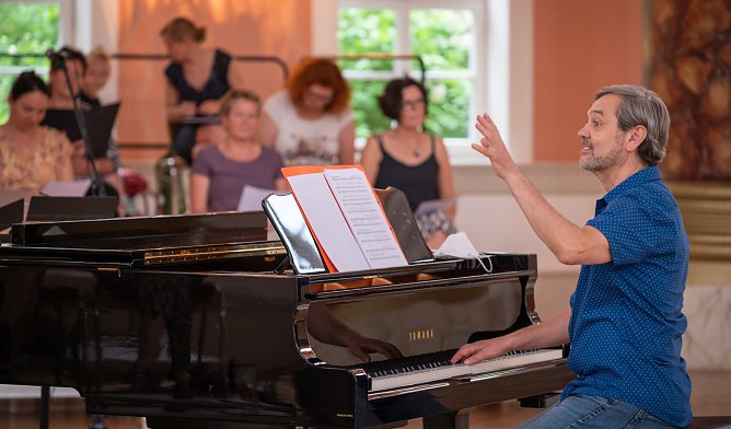 Projektchor Thuringia Cantat in der Landesmusikakademie Sondershausen (Foto: Jana Groß) Projektchor Thuringia Cantat in der Landesmusikakademie Sondershausen (Foto: Jana Groß)