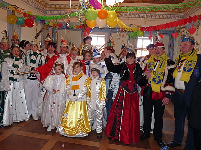 Tollitäten im Rathaus (Foto: Karl-Heinz Herrmann) Tollitäten im Rathaus (Foto: Karl-Heinz Herrmann)