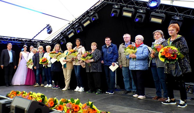 Auszeichnung zum 27. Frankenh&auml;user Blumensommer (Foto: Stadtverwaltung Bad Frankenhausen)