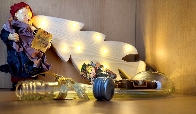 Schnapsreserve geschmolzen (Foto: Nico Weber) Schnapsreserve geschmolzen (Foto: Nico Weber)