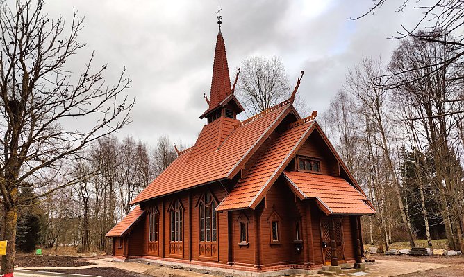 Stabkirche in Stiege (Foto: P.Blei)