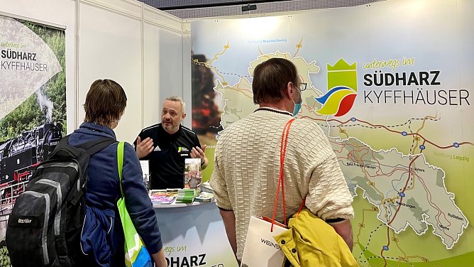 Tourismusverband pr&auml;sentiertesich auf der Messe N&uuml;rnberg (Foto: TVSK)