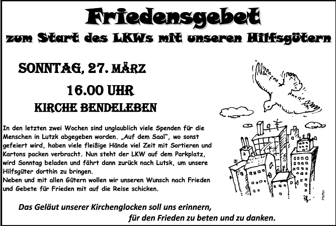 Friedensgebet (Foto: Steffi Wiegleb)