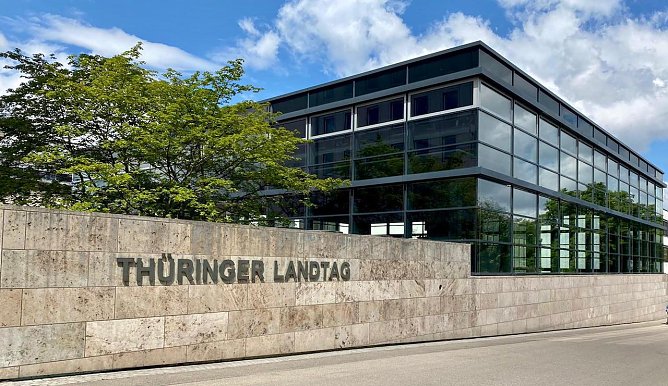 Im Th&uuml;ringer Landtag wurden heute die Corona-Ma&szlig;nahmen beendet (Foto: nnz-Archiv)