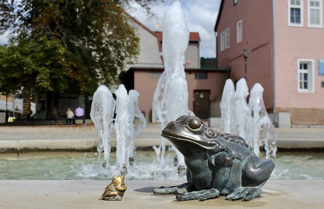 Brunnen in Bad Frankenhausen (Foto: Eva Maria Wiegand)