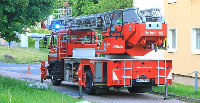 Wohnungsbrand in Sondershausen (Foto: S.Dietzel)