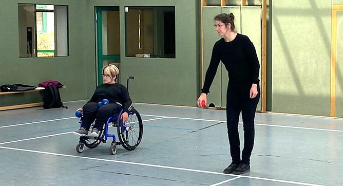 Boccia- ein Sport f&uuml;r alle (Foto: Th&uuml;ringer BRSV)