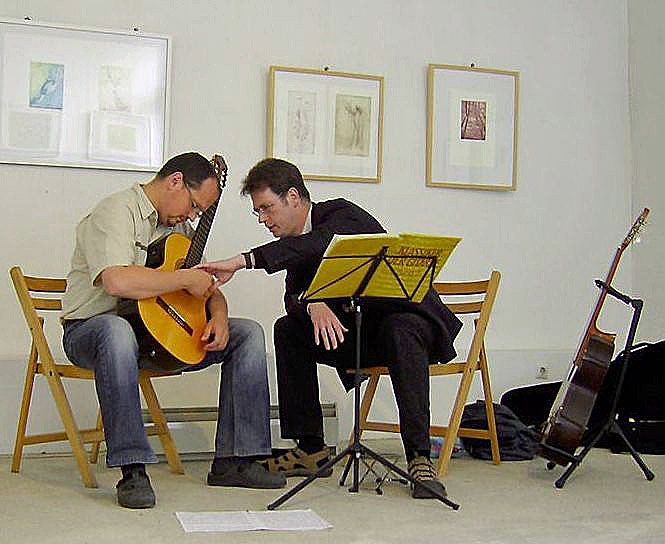 Thomas Müller-Pering im Unterricht (Foto: Kunsthof Friedrichsrode) Thomas Müller-Pering im Unterricht (Foto: Kunsthof Friedrichsrode)