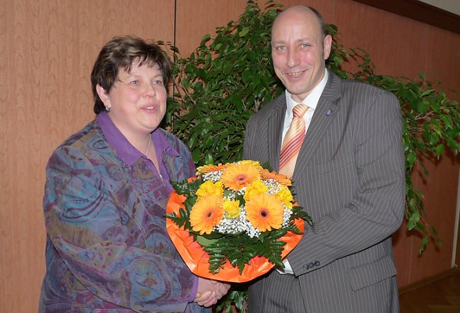 Gudrun Holbe und Maik G&ouml;llert (Foto: Karl-Heinz Herrmann)