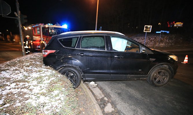 Unfall in Sondershausen (Foto: S.Dietzel)