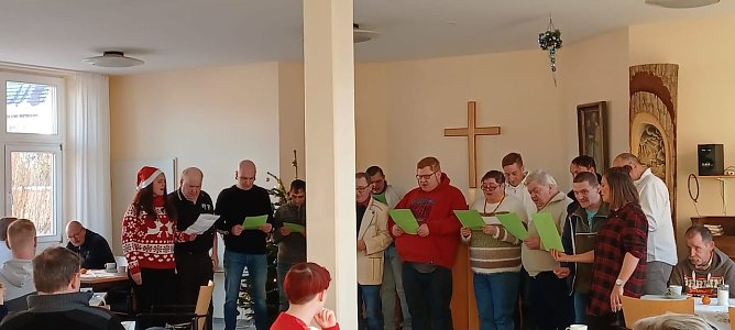 Weihnachtsfeier im Haus Jona der Novalis GmbH (Foto: A.Schwarzer)