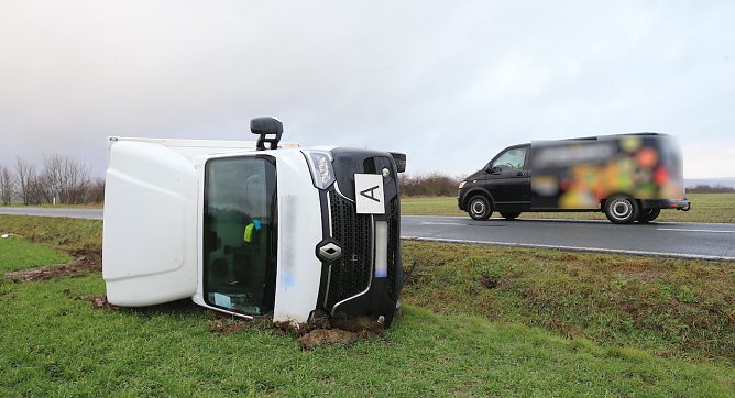 Unfall bei Wasserthaleben (Foto: S.Dietzel)