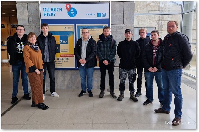 SBZ Azubis auf Exkursion in Leipzig (Foto: Fr. Kirchner)