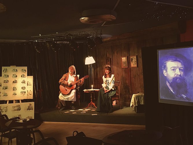 Wilhelm Busch im AndersweltTheater (Foto: Jantosch) Wilhelm Busch im AndersweltTheater (Foto: Jantosch)