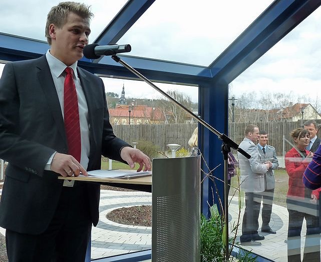 &Uuml;bergabe Therme (Foto: Karl-Heinz Herrmann)