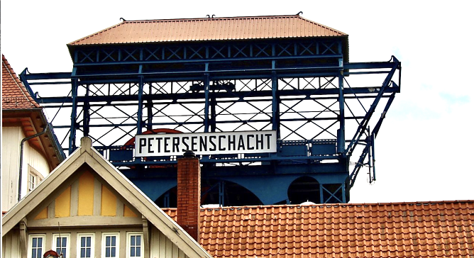 Petersenschacht in Sondershausen (Foto: Eva Maria Wiegand) Petersenschacht in Sondershausen (Foto: Eva Maria Wiegand)