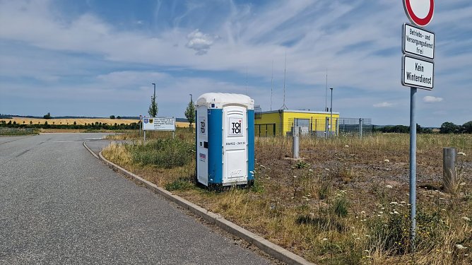 Das ist momentan die erste Ansiedlung im Industriegebiet in der Goldenen Aue im Landkreis Nordhausen (Foto: nnz)