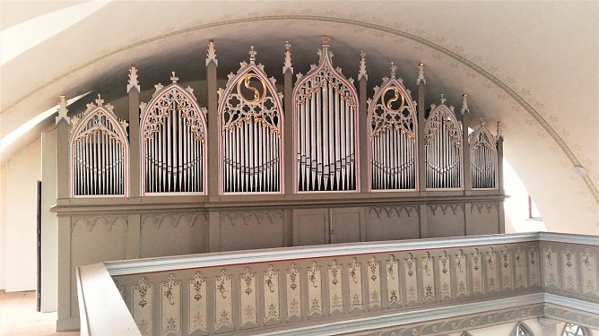 Witzmann-Orgel in der Kirche Gro&szlig;enehrich, erbaut 1851 von August Witzmann  (Foto: St. Crucis-Kirche Gro&szlig;enehrich )