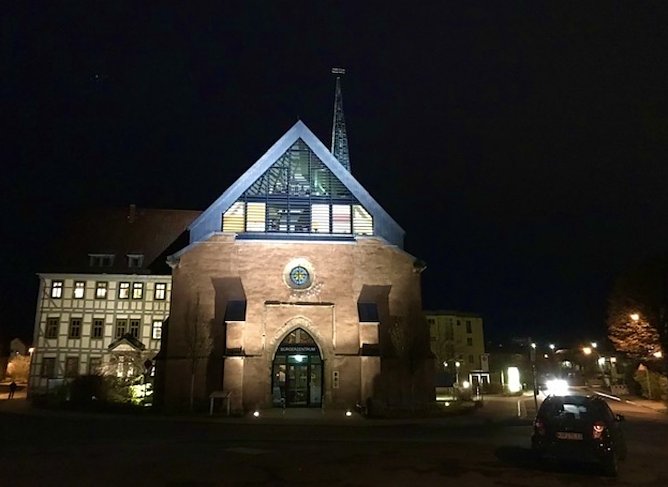 Das B&uuml;rgerzentrum in der Cruciskirche in Sondershausen ist ein besinnlicher Veranstaltungsort zum Verweilen  (Foto: Eva Maria Wiegand)
