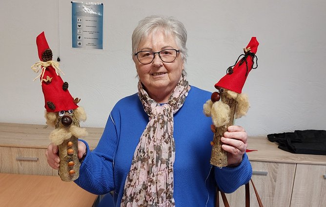 Bastelnachmittag im Seniorentreff in Jecha-Sondershausen (Foto: Gudrun Dietrich)