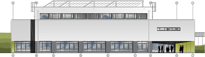 Model der neuen Turnhalle (Foto: Landratsamt)