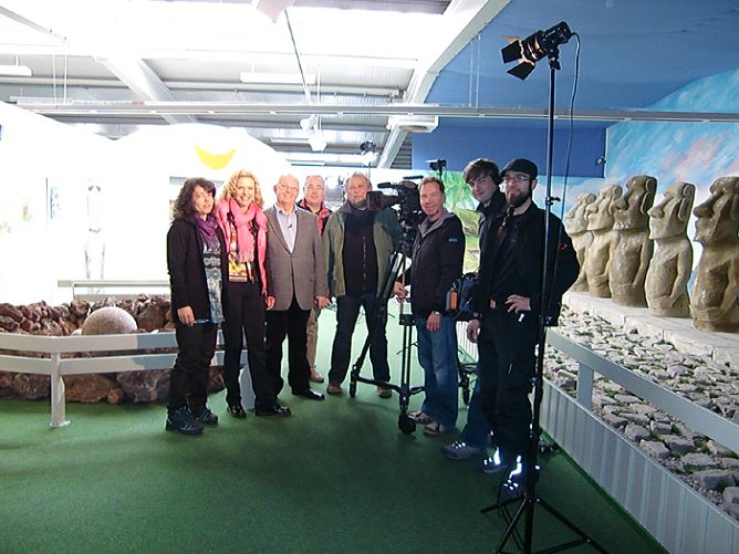 Drehteam in Wiehe (Foto: Modellbahn Wiehe)