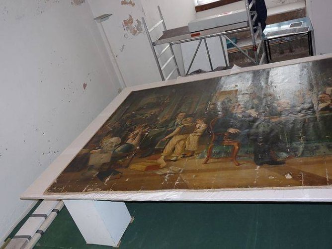 Stade-Gem&auml;lde (Foto: Karl-Heinz Herrmann)