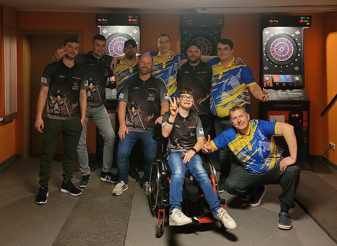 Die Dartchaoten Oberspier mussten im Ausw&auml;rtsspiel die erste Niederlage in 2024 einstecken (Foto: Thomas Peglow)