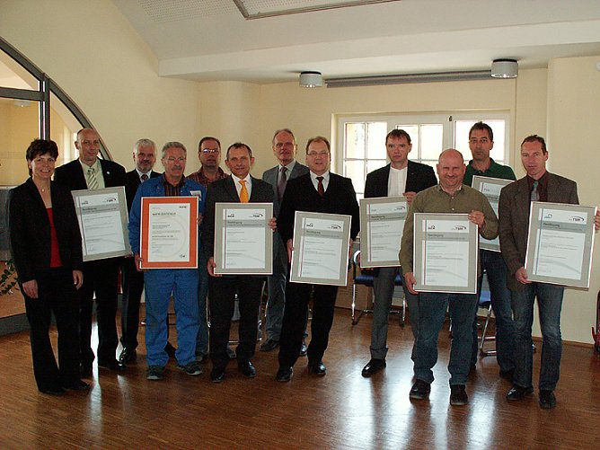 TMS-Urkunde (Foto: Stadtwerke Sondershausen) TMS-Urkunde (Foto: Stadtwerke Sondershausen)