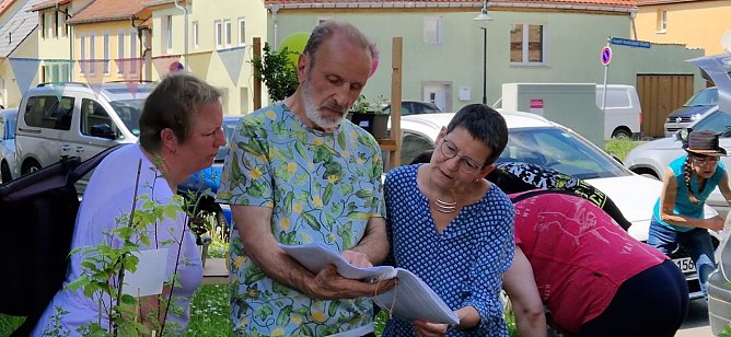 10. Pflanzenb&ouml;rse in Bad Frankenhausen - Herr und Frau Zeidler (Foto: Peter Zimmer)