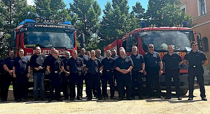 Feuerwehr-F&uuml;hrungskr&auml;fteschulung im Sondersh&auml;user Schloss (Foto: Markus P&ouml;&szlig;el)