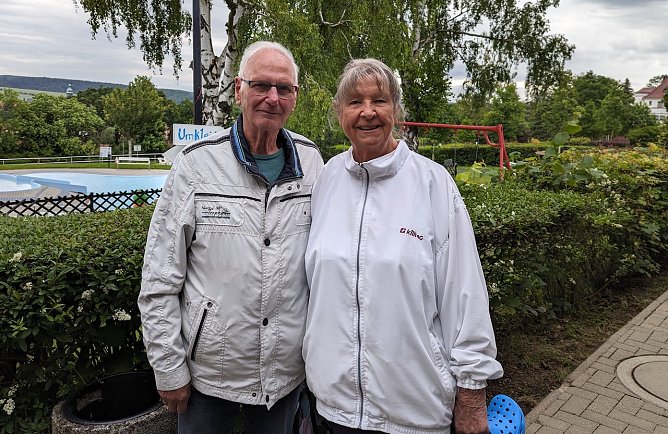 Das Ehepaar Margrit und Peter Zobel aus Jecha (Foto: Janine Skara) Das Ehepaar Margrit und Peter Zobel aus Jecha (Foto: Janine Skara)