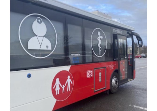 Post-COVID-Bus (Foto: Herr Chkirni (Universitätsklinikum Jena)) Post-COVID-Bus (Foto: Herr Chkirni (Universitätsklinikum Jena))