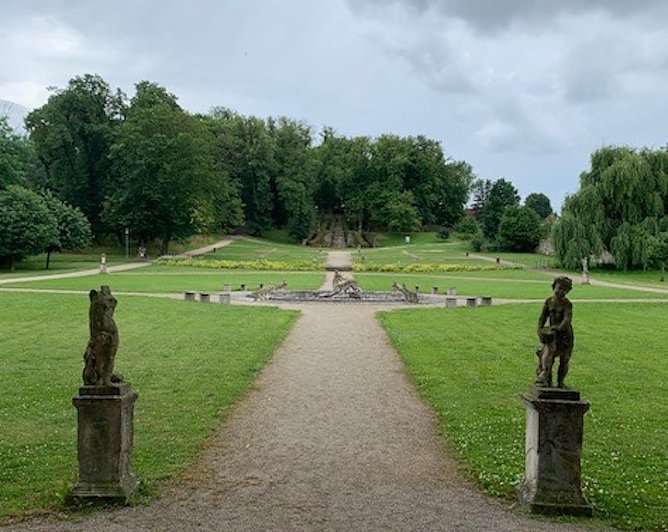 Barocker Schlosspark in Ebeleben (Foto: Kathrin Erdmann (Landratsamt Kyffhäuserkreis)) Barocker Schlosspark in Ebeleben (Foto: Kathrin Erdmann (Landratsamt Kyffhäuserkreis))