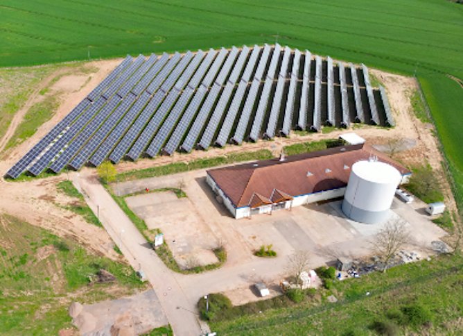 Solarthermie "Auf dem Schwichensberge" - Sondershausen (Foto: Stadtwerke Sondershausen )
