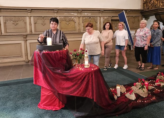 Gedenkgottesdienst der Sp&auml;taussiedler in der Trinitatiskirche in Sondershausen (Foto: Thomas Leipold)