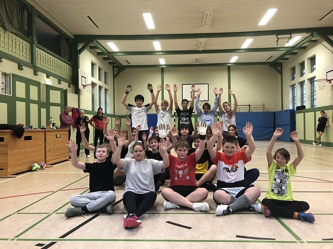 Den Pokal sicherte sich Klasse 9 (Foto: F&ouml;rderzentrum J.-H.-Pestalozzi Sondershausen)