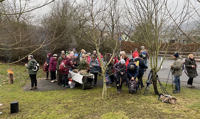 Wanderung im Dezember (Foto: Wolfgang Lehmann)