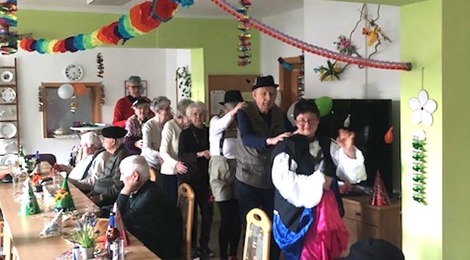 Faschingsfeier im Betreuten Wohnen im Borntal (Foto: Ivonne Kraft)