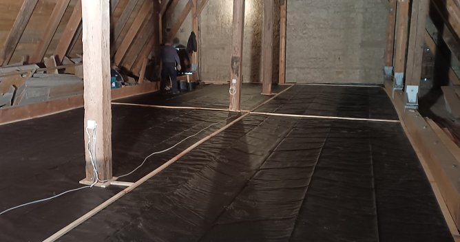 Dachboden St. Bonifatius Kirche nach der Sanierung (Foto: Thomas Noa (Landratsamt Kyffh&auml;userkreis))